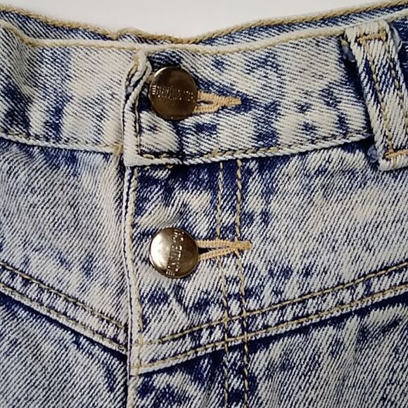 VINTAGE 80s P.S GITANO ACID WASH WOMEN'S JEANS SIZE 12 SHORT - Picture 9 of 16
